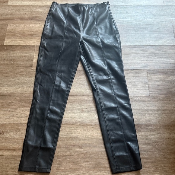 Free People We The Free Faux Leather Pants - Picture 1 of 9